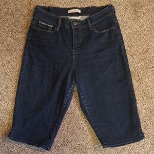 Levi's Bermuda Jeans Shorts With Slits At Bottom Women's Size 12